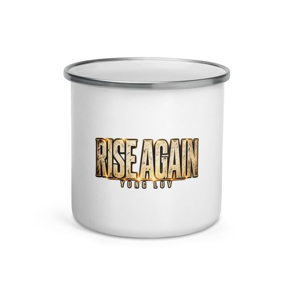 Rise Again – Yung Luv Enamel Camper Mug