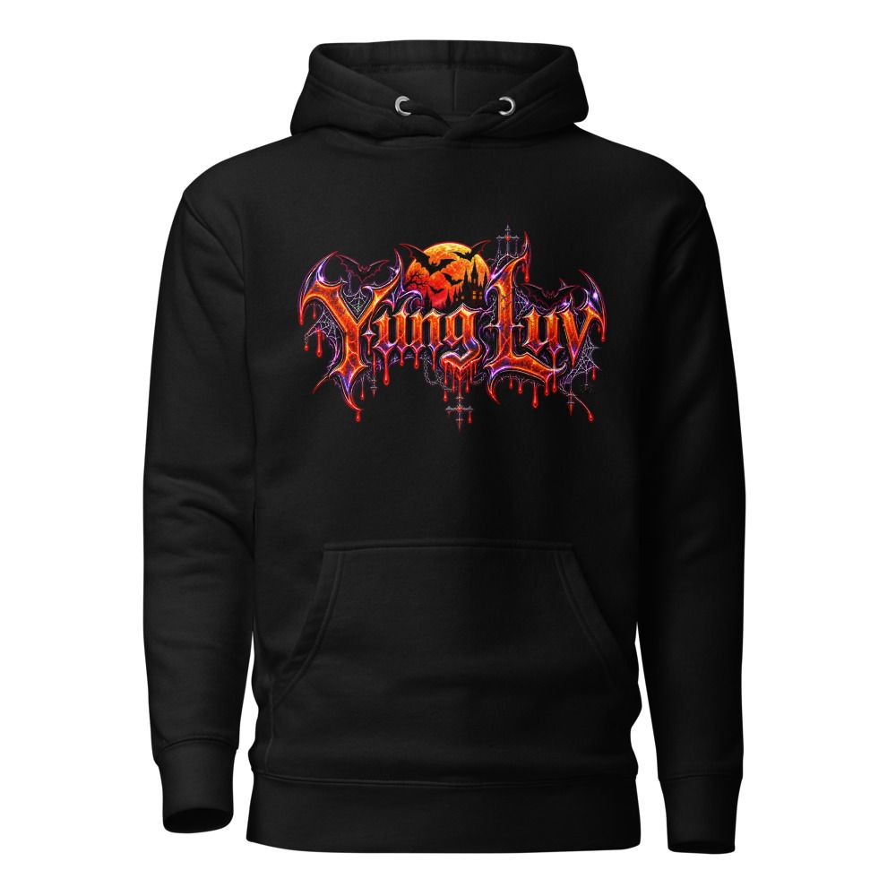 Yung Luv Halloween Gothic Premium Hoodie