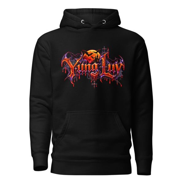 Yung Luv Halloween Gothic Premium Hoodie