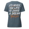 Yung Luv “Chase A Dream” Women’s Relaxed V-Neck Tee