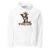 Yung Luv Crowned Heart Unisex Eco Raglan Hoodie