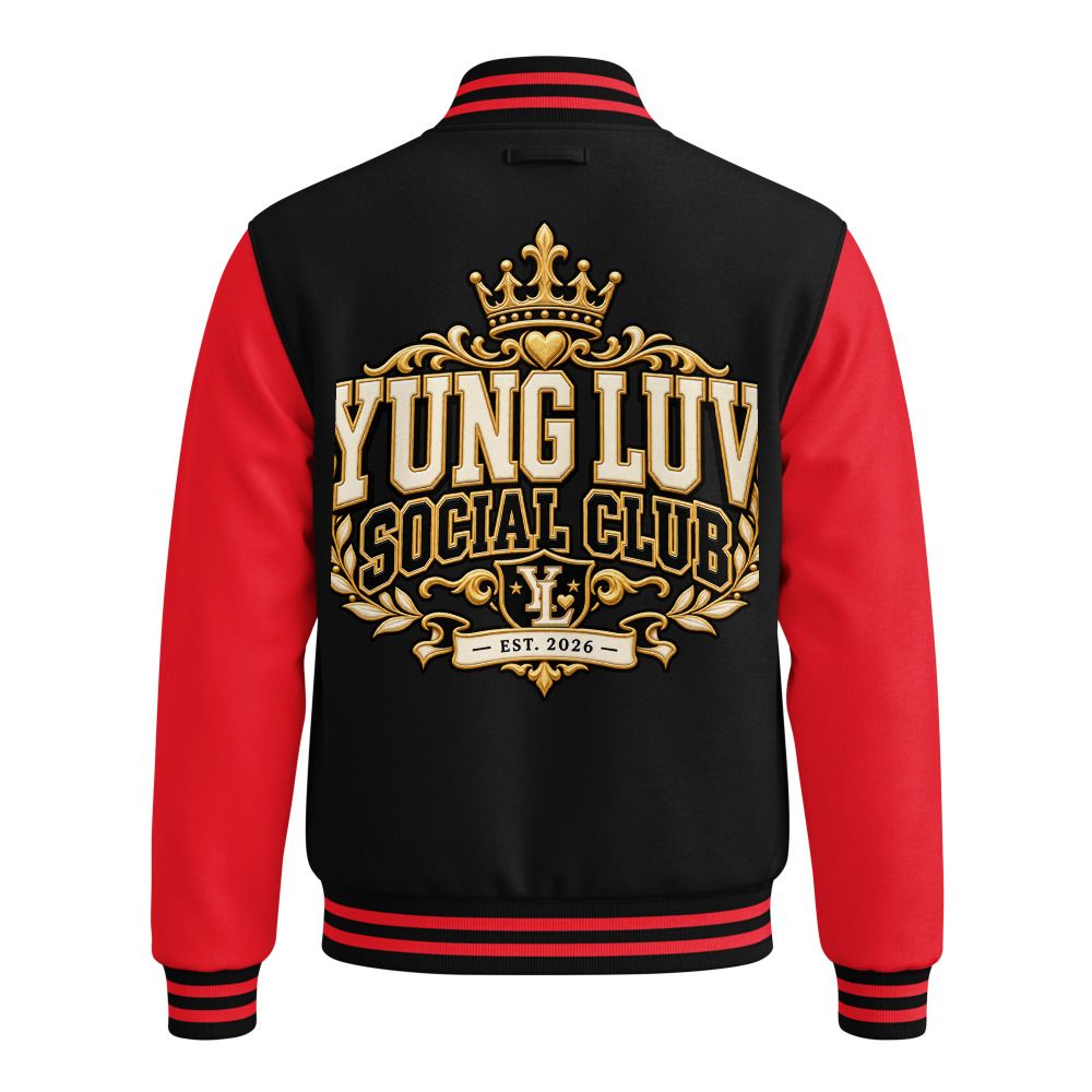 Yung Luv Social Club Heavyweight Letterman Jacket