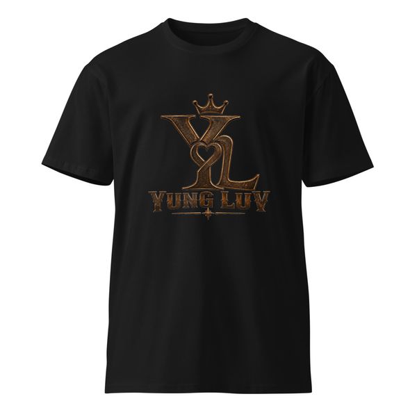 Yung Luv Crowned Heart Unisex Premium T-Shirt