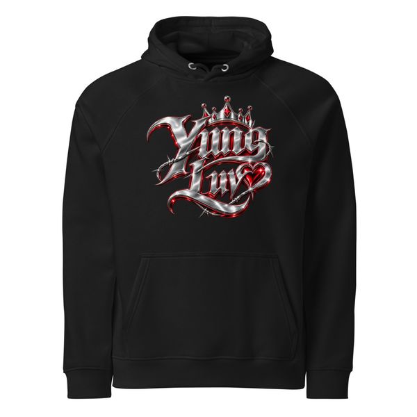 Yung Luv Crowned Heart Eco Raglan Hoodie