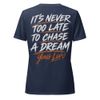 Yung Luv “Chase A Dream” Women’s Relaxed V-Neck Tee