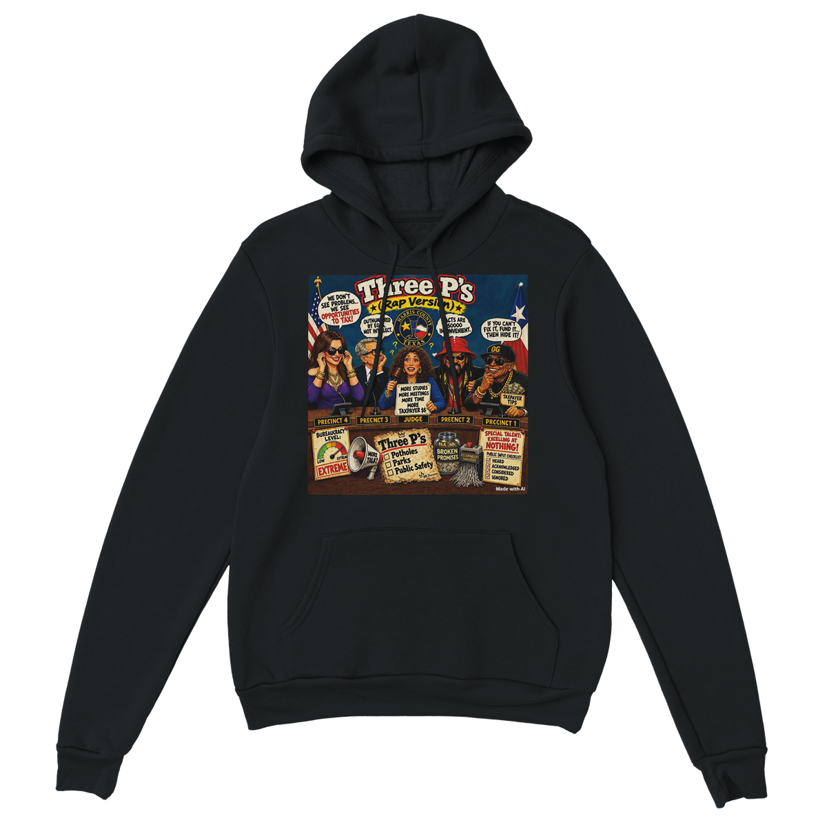 Three P's (Rap Version) - Classic Unisex Pullover Hoodie