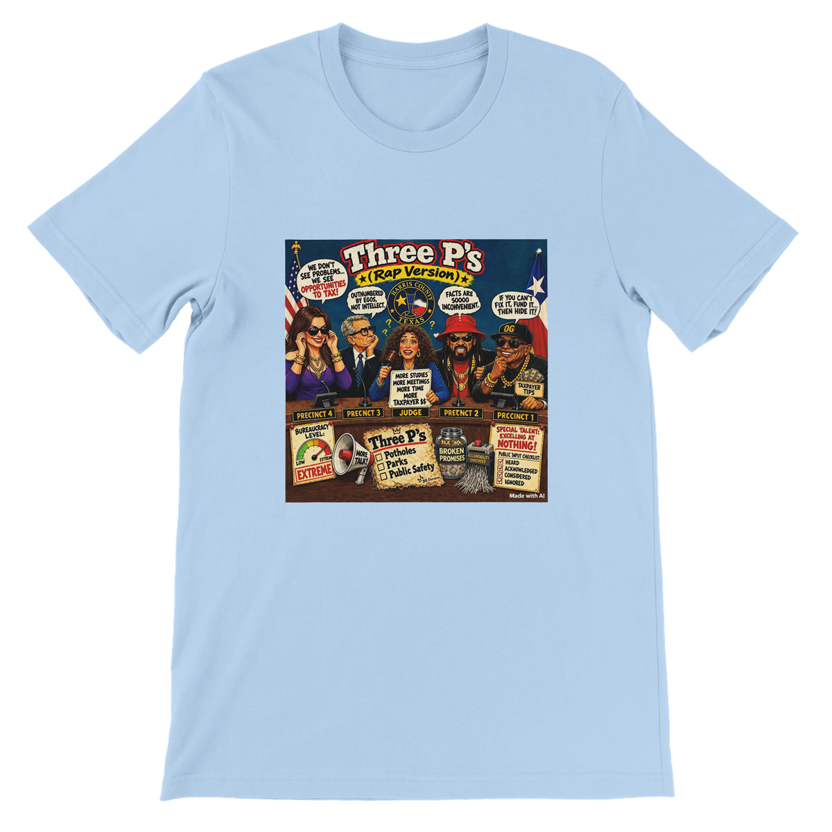 Three P's (Rap Version) - Unisex T-Shirt