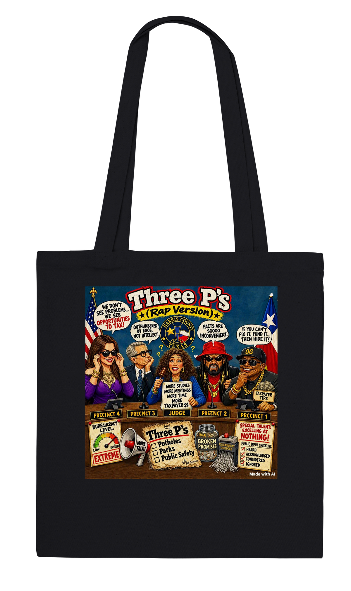 Three P's (Rap Version) - Tote bag
