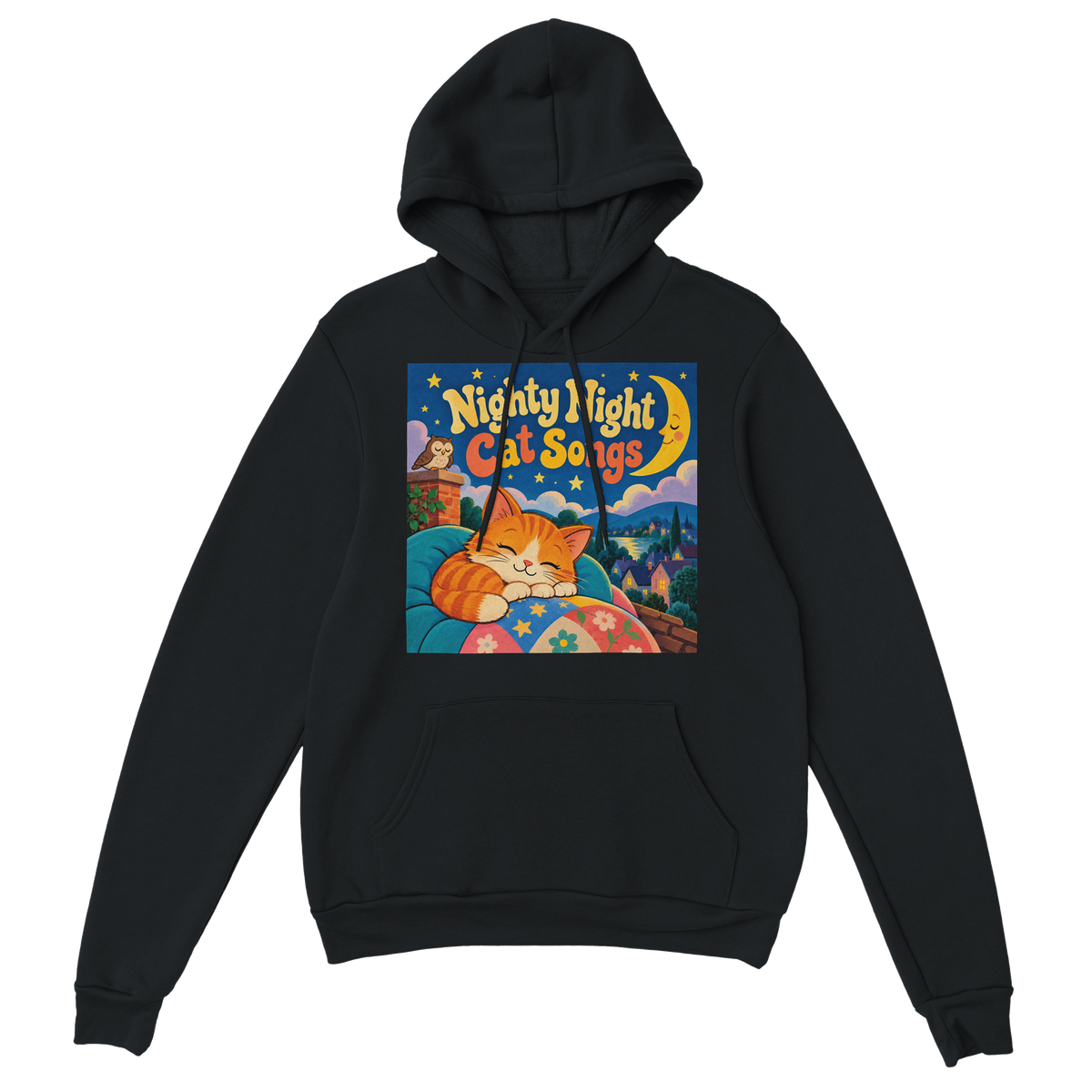 Nighty Night Cat Songs - Classic Unisex Pullover Hoodie