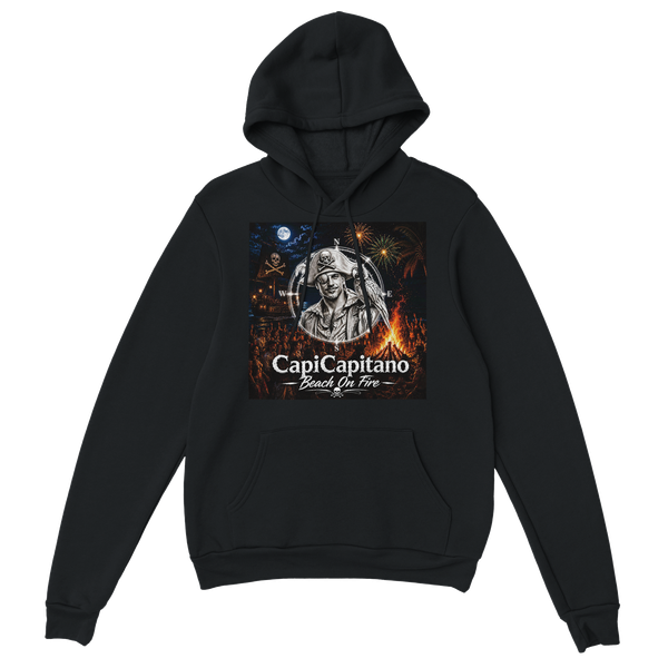 Beach On Fire - Classic Unisex Pullover Hoodie