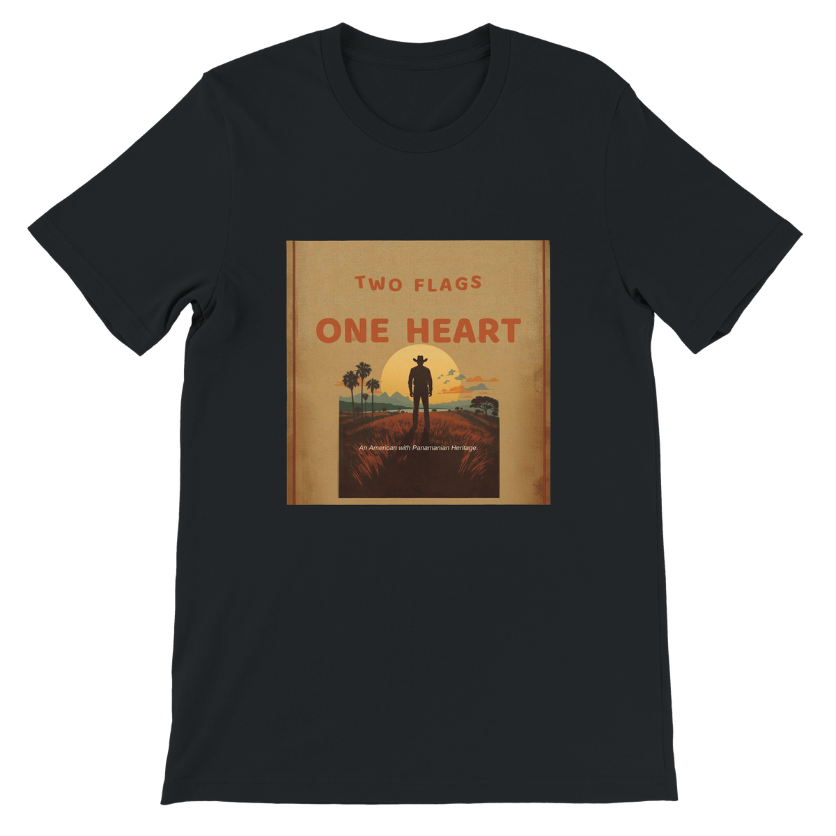 Two Flags, One Heart - Unisex T-Shirt