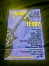 CONCERT4TERRY Purple on Black T Shirt/ Black on White