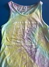 Tie-Dye Love Out Tank Tops