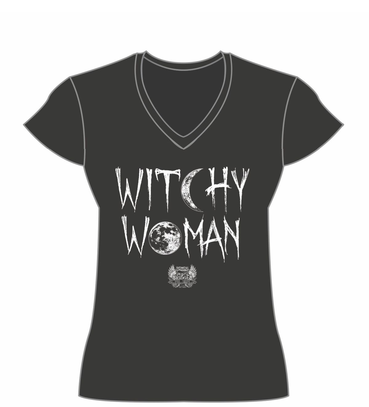 Witchy Woman Ladies V-Neck Shirt