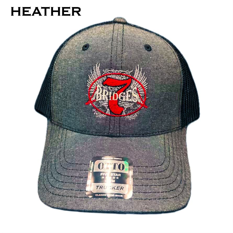 7 Bridges Custom Embroidered Trucker Hat