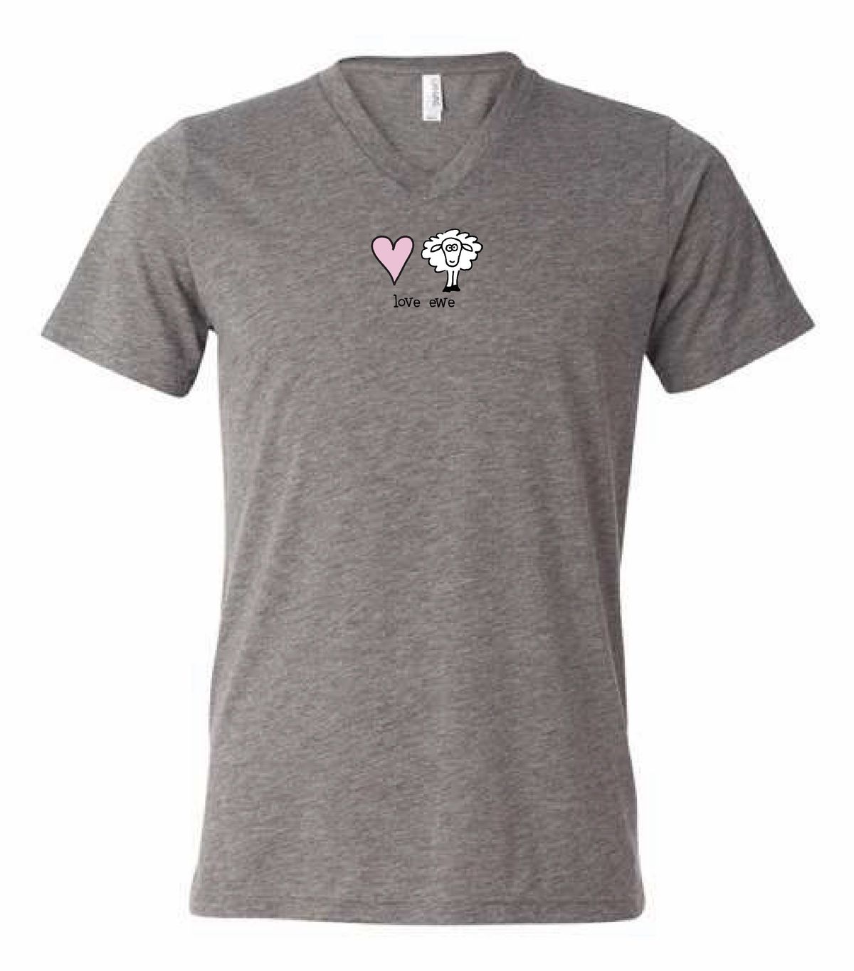 Love Ewe Vneck Tee (shipped to you)
