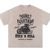 PRE-ORDER White Motorcycle Boxy Tee