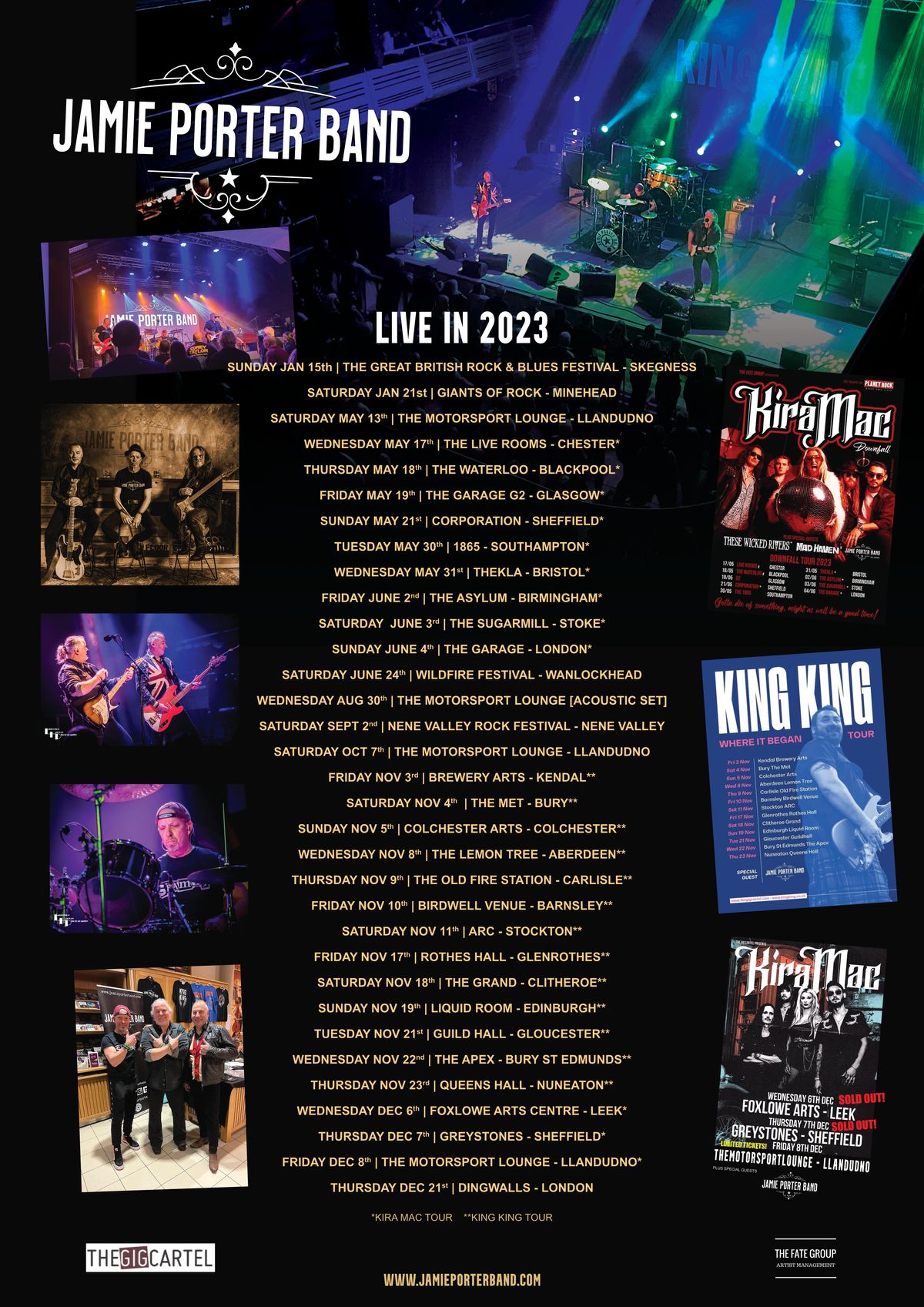 A2 2023 TOUR POSTER (SIGNED) LIMITED STOCK