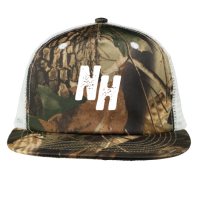 NH Camo Flatbill Snapback Hat