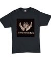 Black T-Shirt with White Print