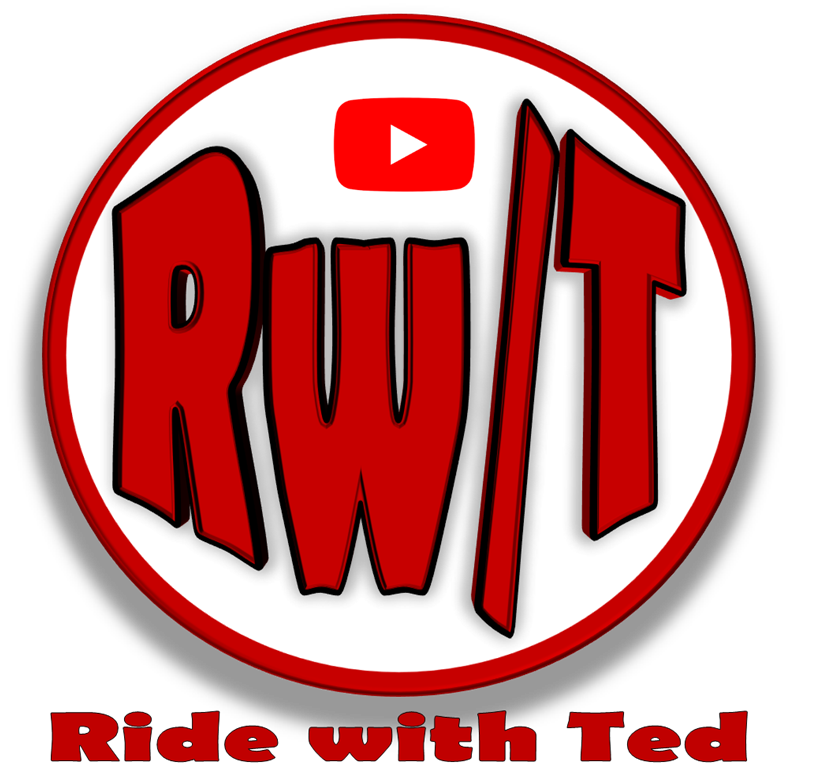 Ride with Ted Sticker
