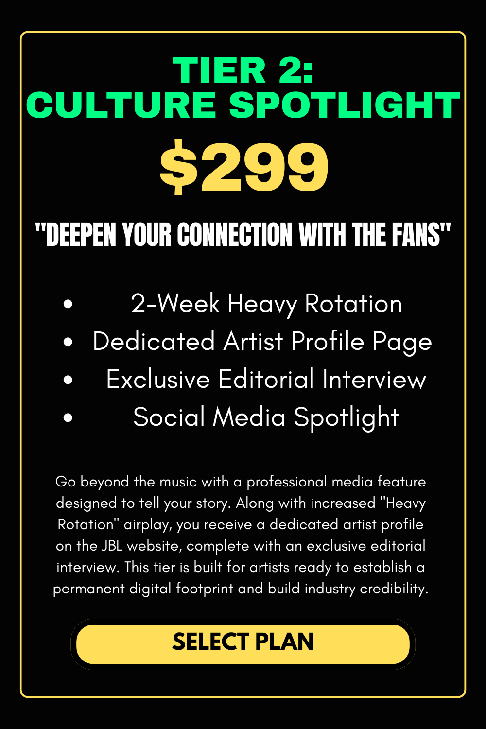 Tier 2: Culture Spotlight