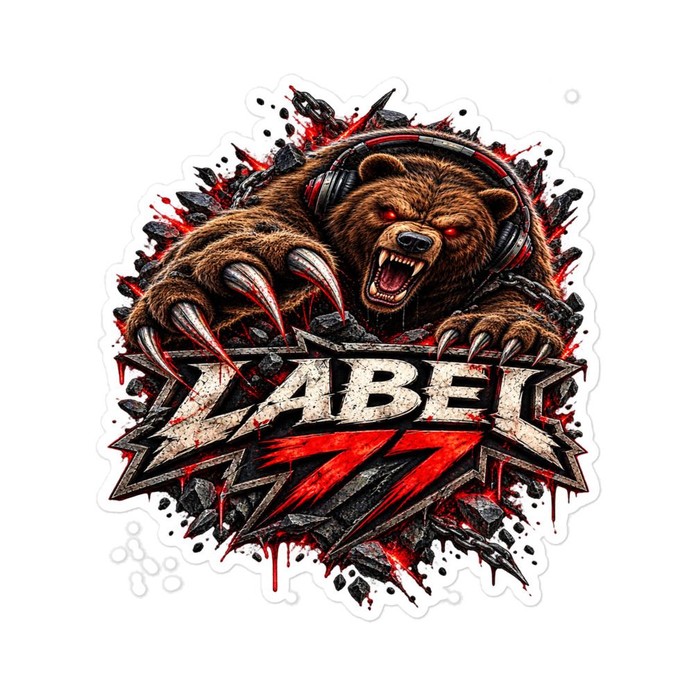 LABEL 77 Die-Cut Sticker