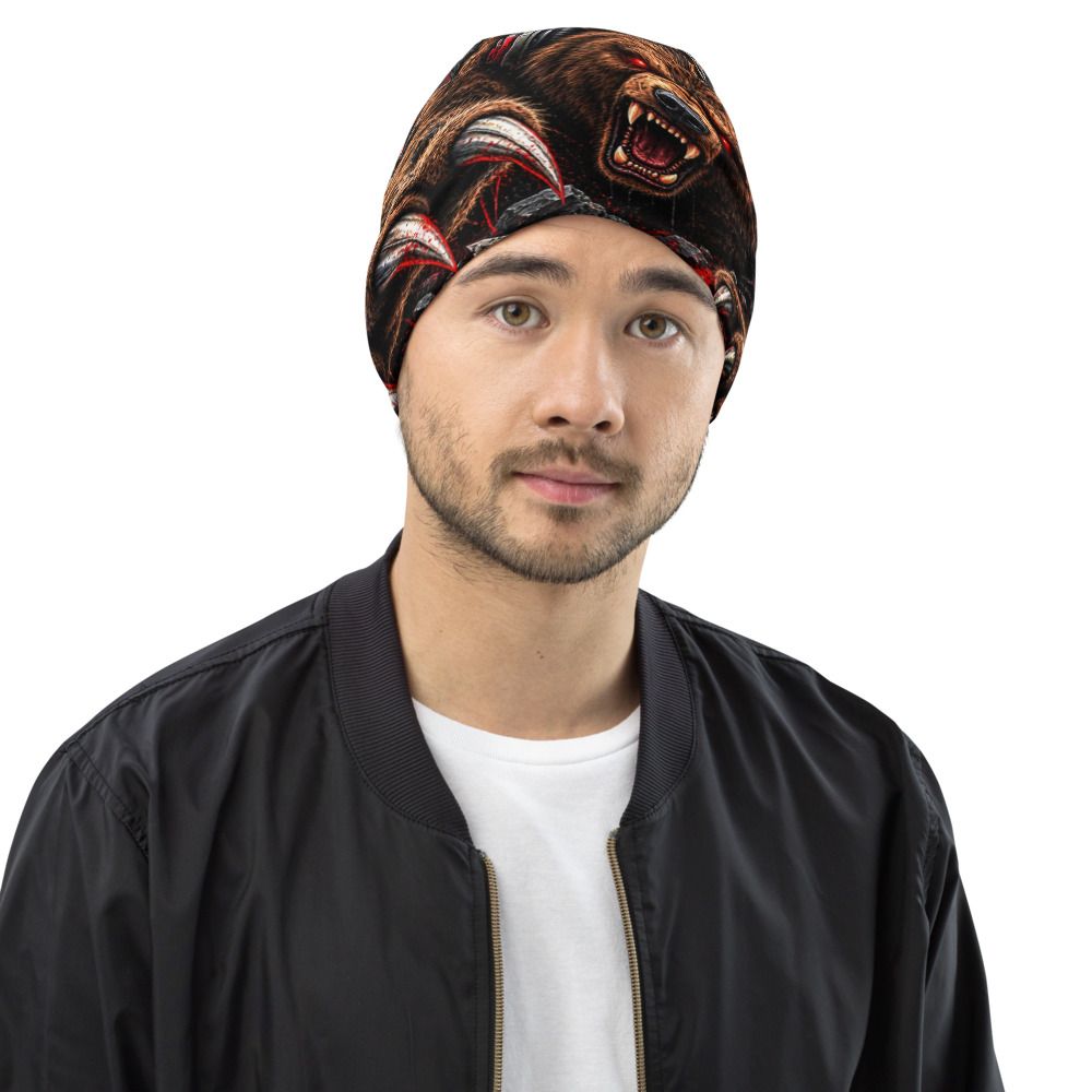 LABEL 77 All-Over Print Beanie