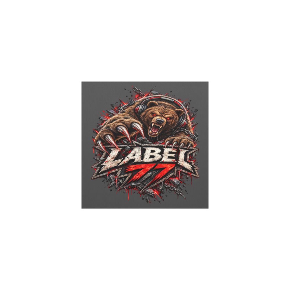 LABEL 77 Car Magnet