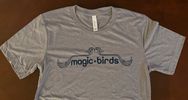 Magic Birds Logo on Grey T-Shirt