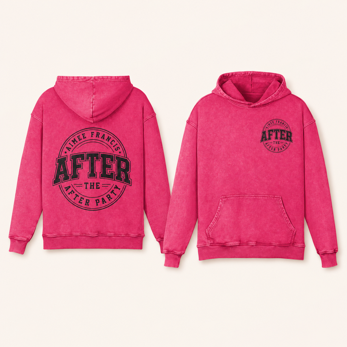 faded hoodie.