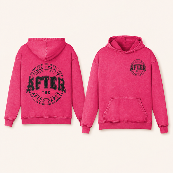 faded hoodie.