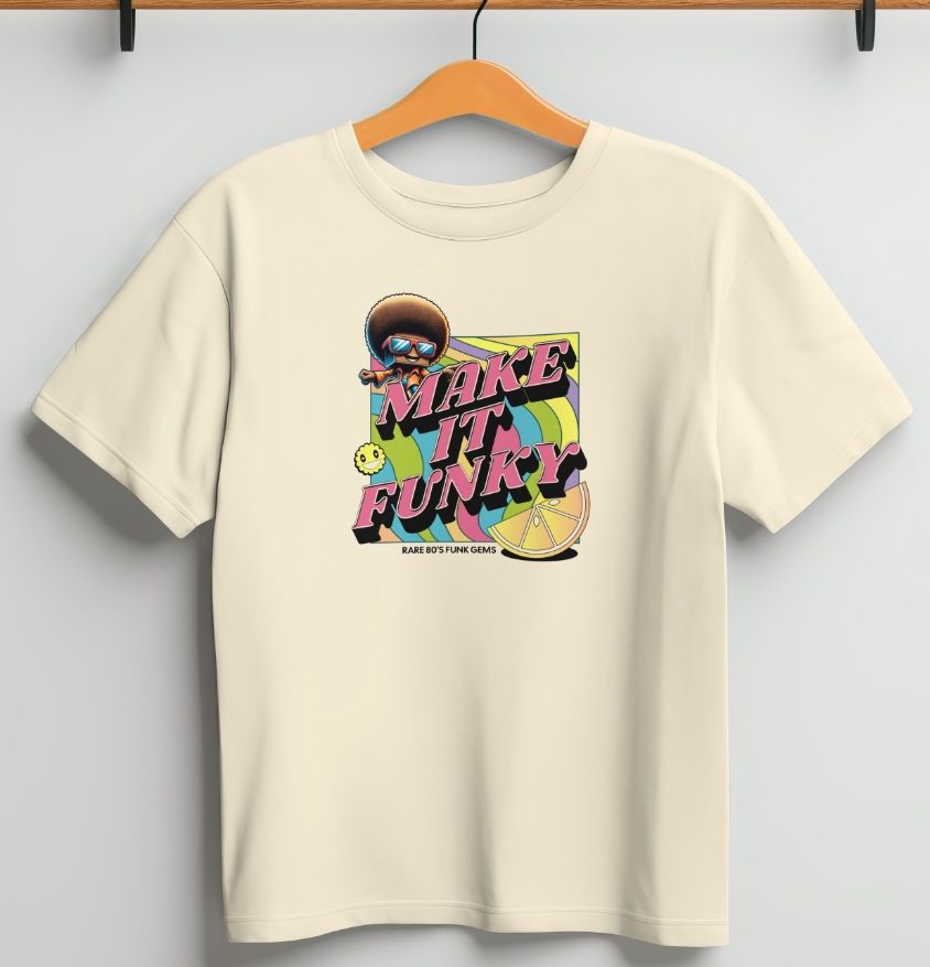 T-shirt MAKE IT FUNKY (beige)