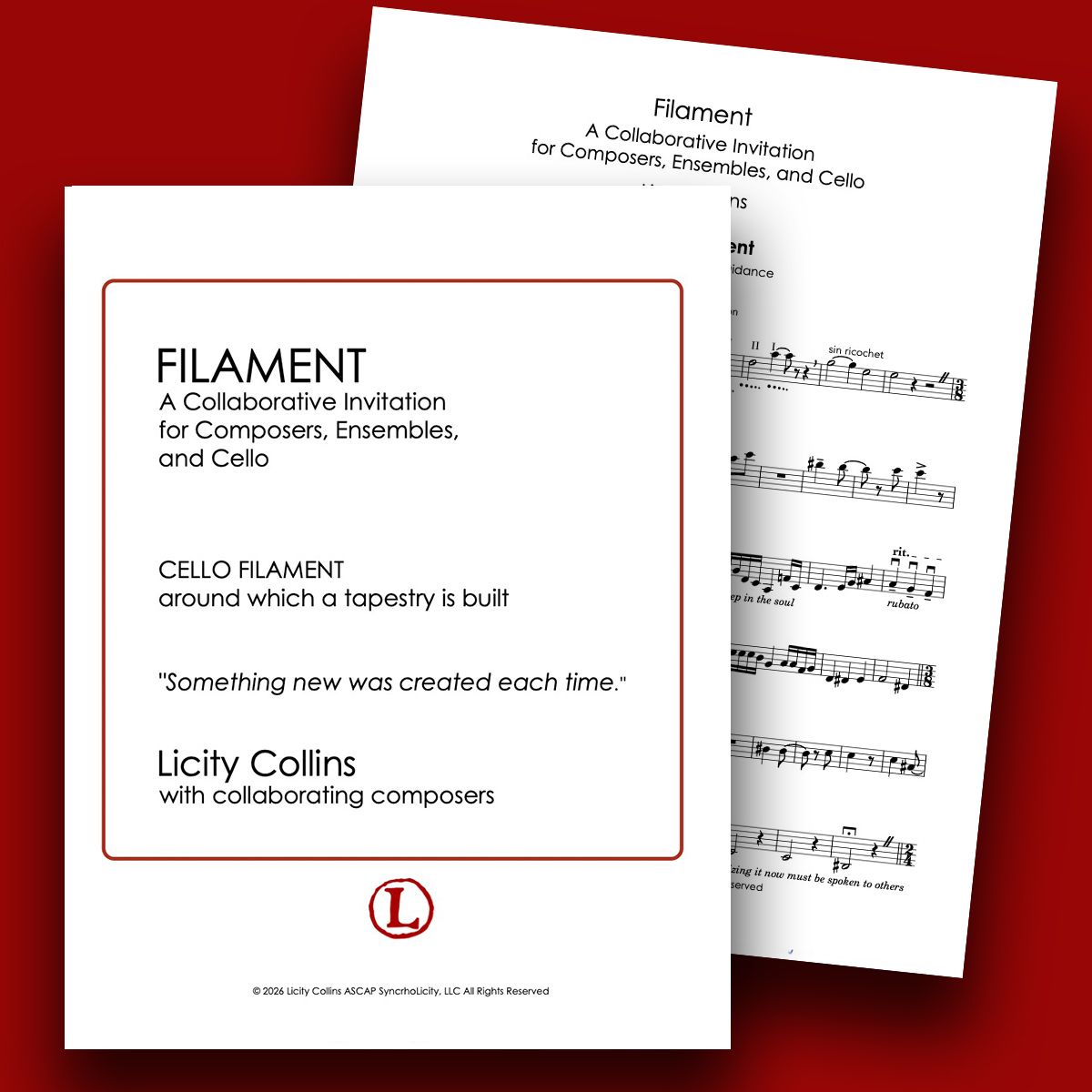 Filament — A Collaborative Invitation for Composers, Ensembles, and Cello
