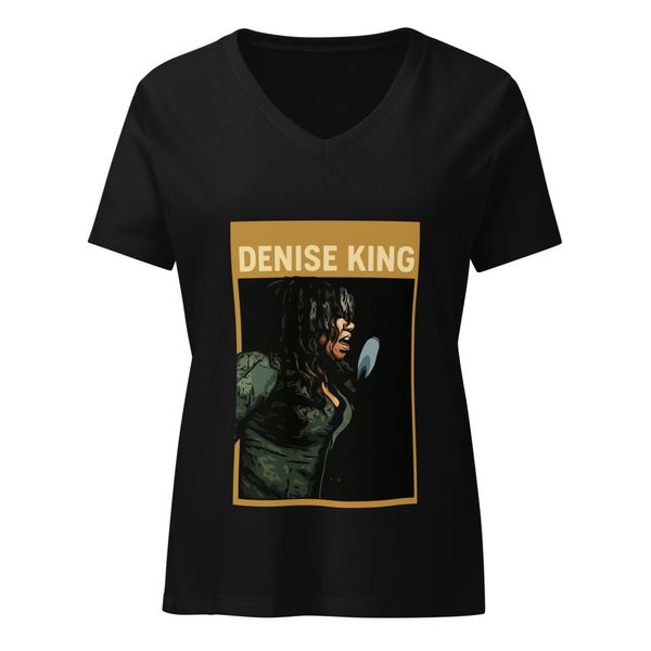 Women's Relaxed V-Neck T-Shirt | Bella Canvas 6405CVC
