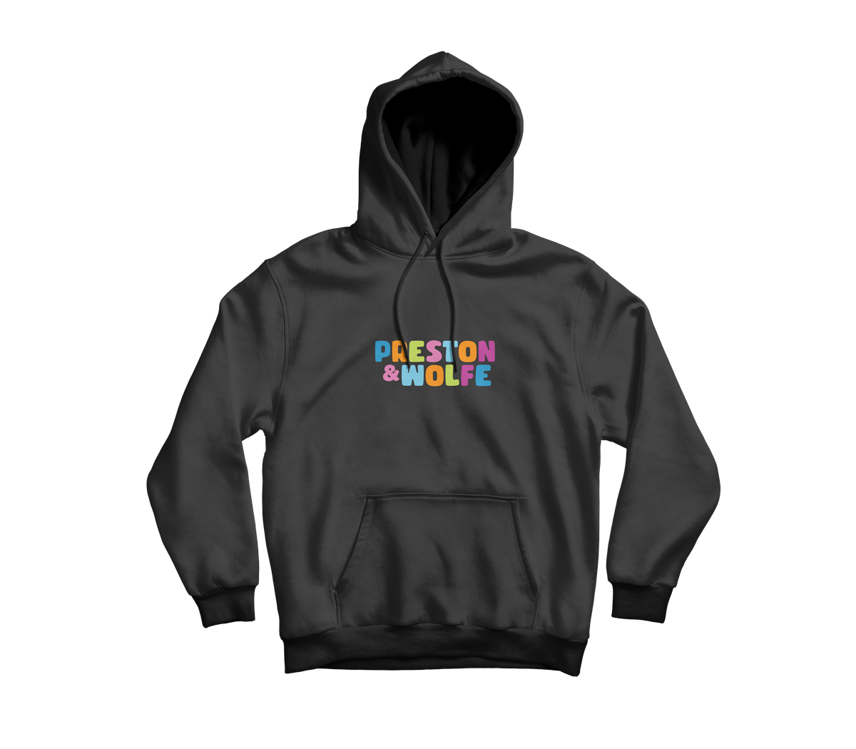 BLACK Preston & Wolfe Album Hoodies