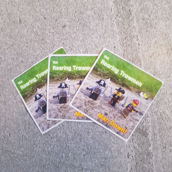 'Man Down!' stickers