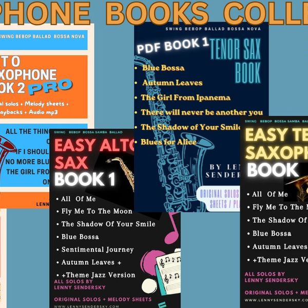 ‼️SAVE 16% ‼️TOTAL COLLECTION SAXOPHONE BOOKS