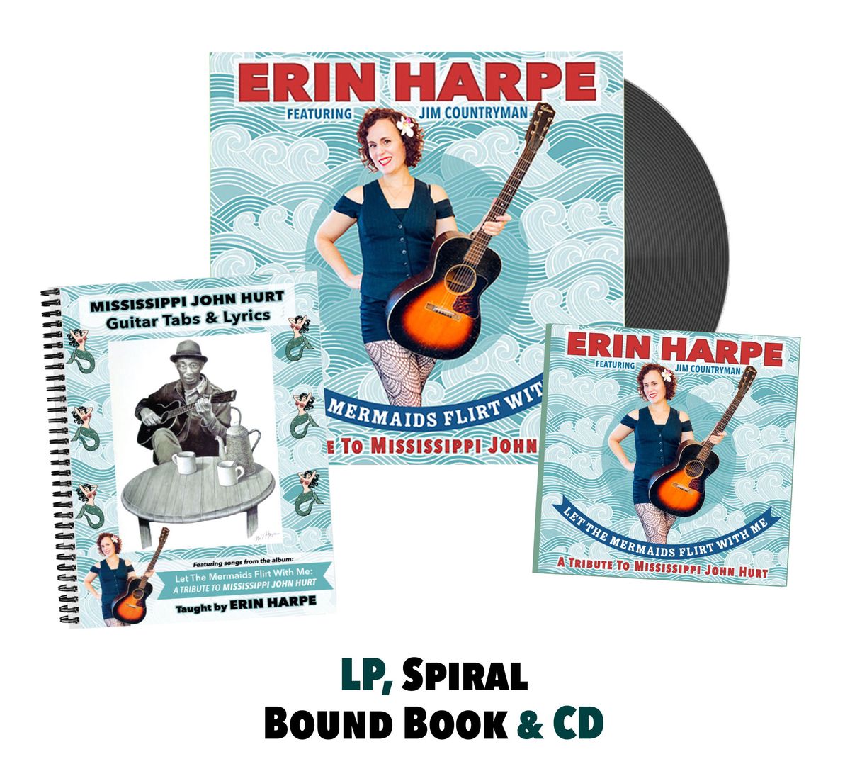 LP, CD & Book (Spiral Bound)