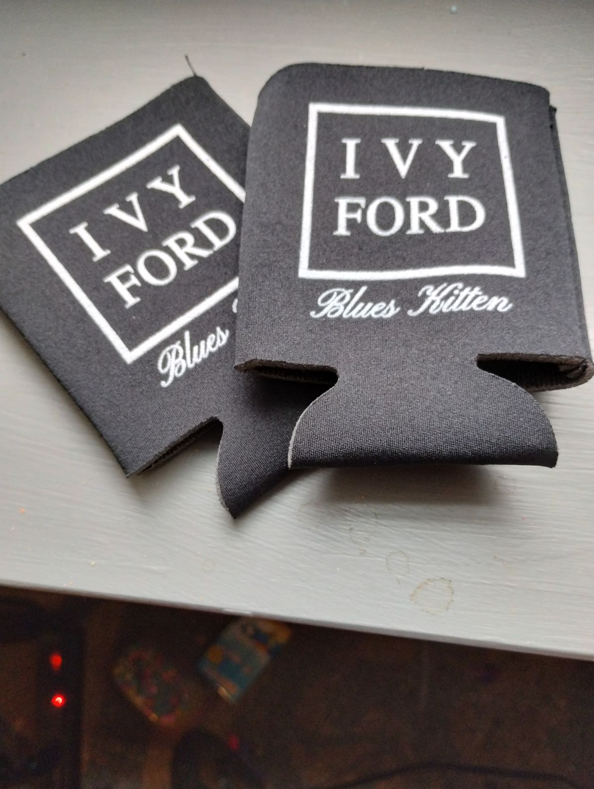 Blues Kitten Koozie- Bottles & Cans