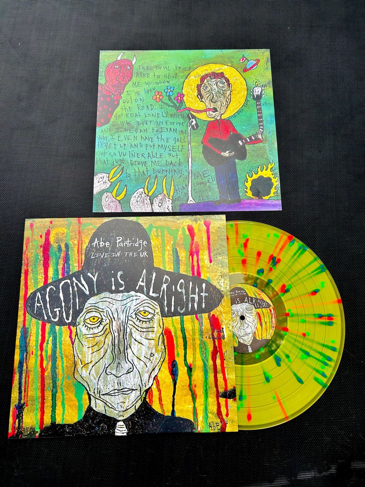 Second Pressing - Live in the UK : Agony is Alright - 12 inch LP RECORD