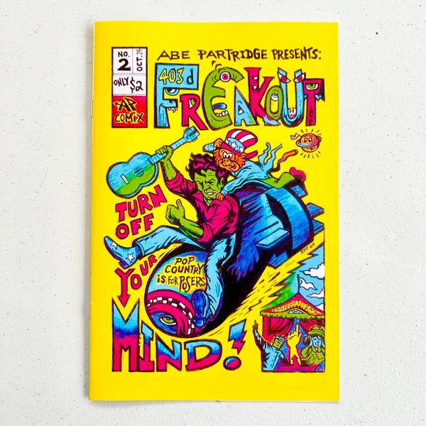 403d Freakout Comic w/ 7inch red color splatter record (Art Club Member special pricing)