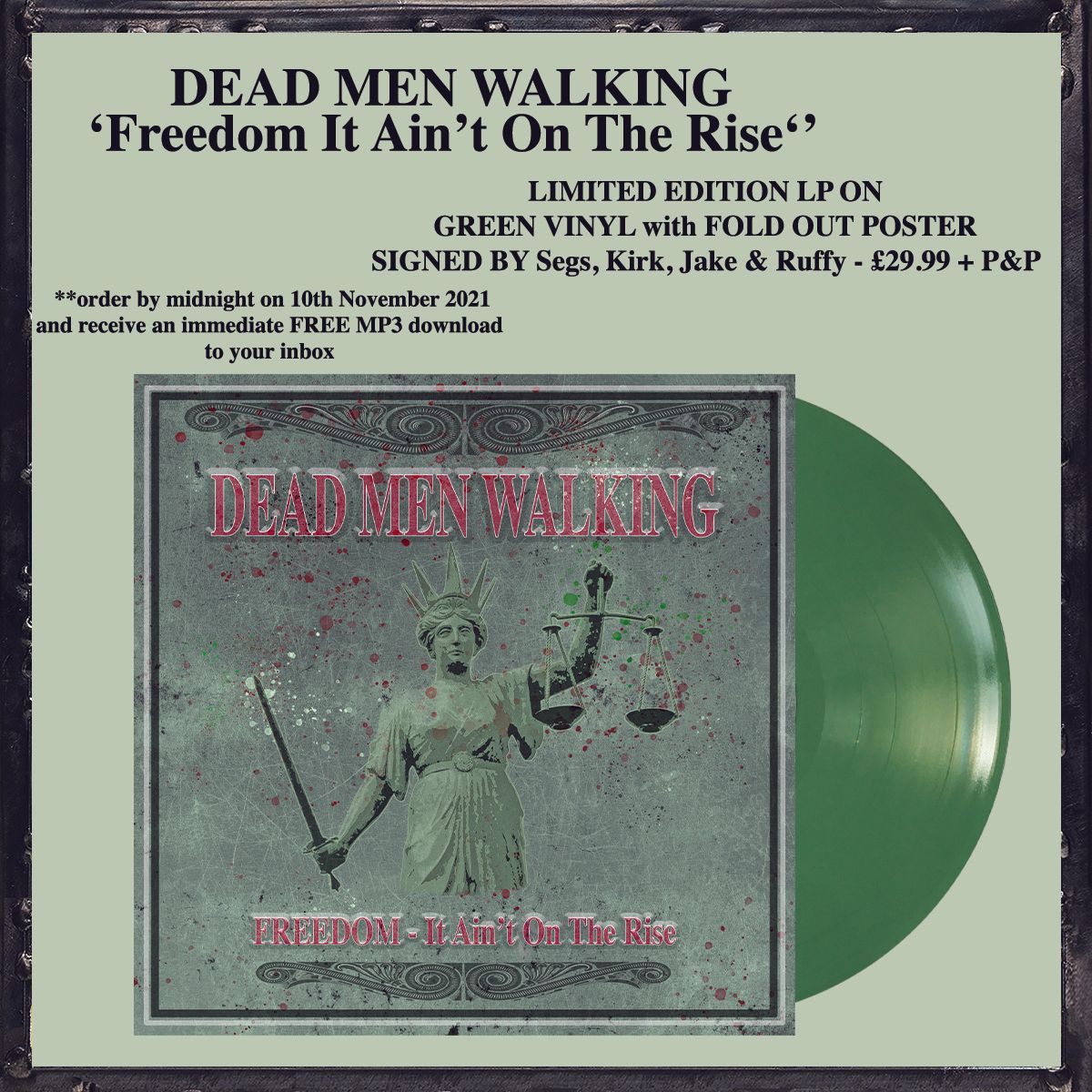Limited Edition LP on Green Vinyl