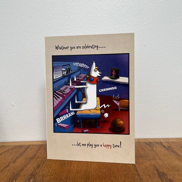 Paffy Dogstar Celebration Card