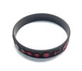 Rosary Wristband - Black & Red