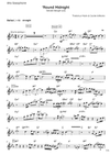 Gerald Albright – ‘Round Midnight | Alto Saxophone Transcription