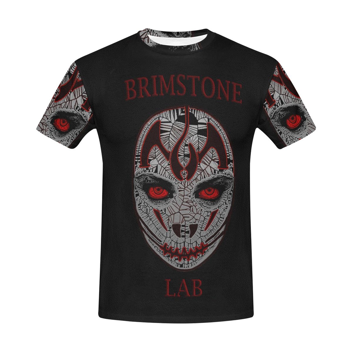 Big Face Grey Grus All-Over Print T-Shirt