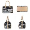 Runae Moon Boston Leather Handbag-Khaki