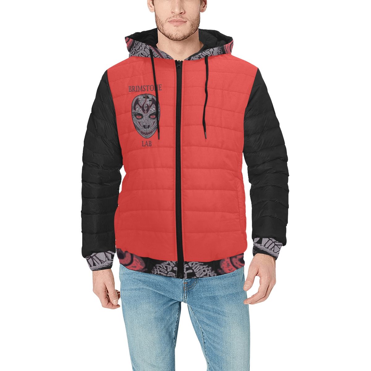 The Brimstone Lab Men's Padded Hooded Jacket