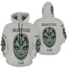 The Brimstone Lab Green Eyed Grey Grus Hoodie
